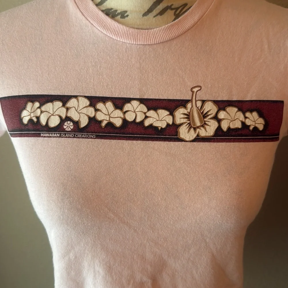 HIC Hibiscus Pink Women's Short Sleeve Tee - Picture 2 of 5